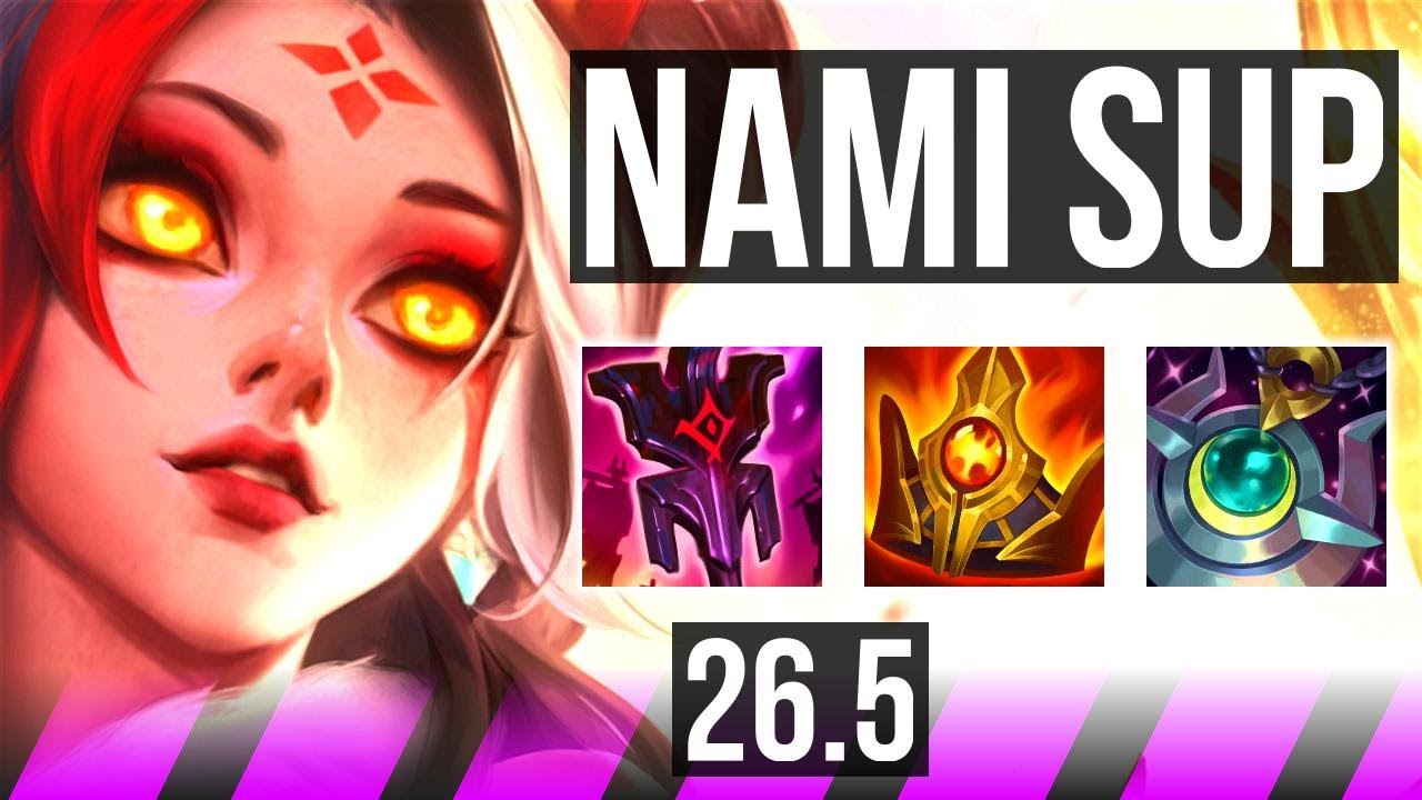 NAMI & Ashe vs THRESH & Kai'Sa (SUP) | 28K damage, Good KDA: 4/2/33 | EUW Diamond | 26.5