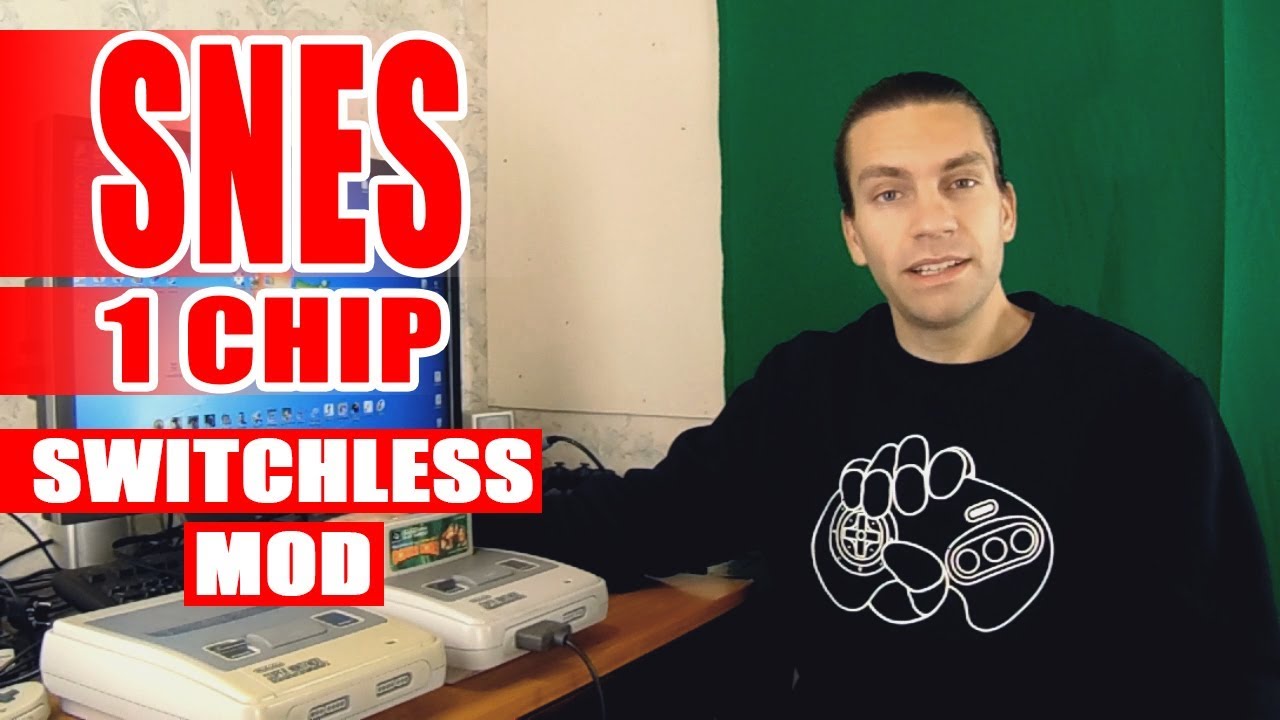 Регион Мод SNES 1-Chip. Switchless MOD