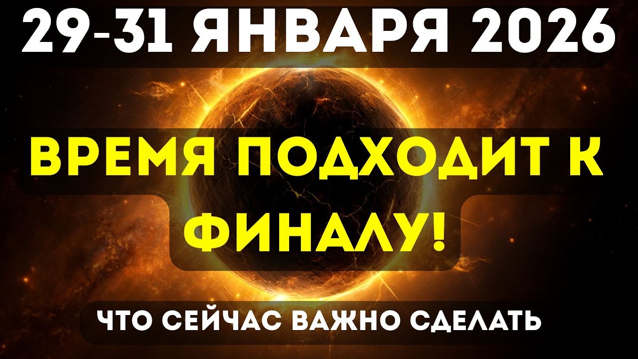 ЭТО УЖЕ БЛИЗКО! Закрытие январского цикла, которое НЕЛЬЗЯ игнорировать! 29–31 января