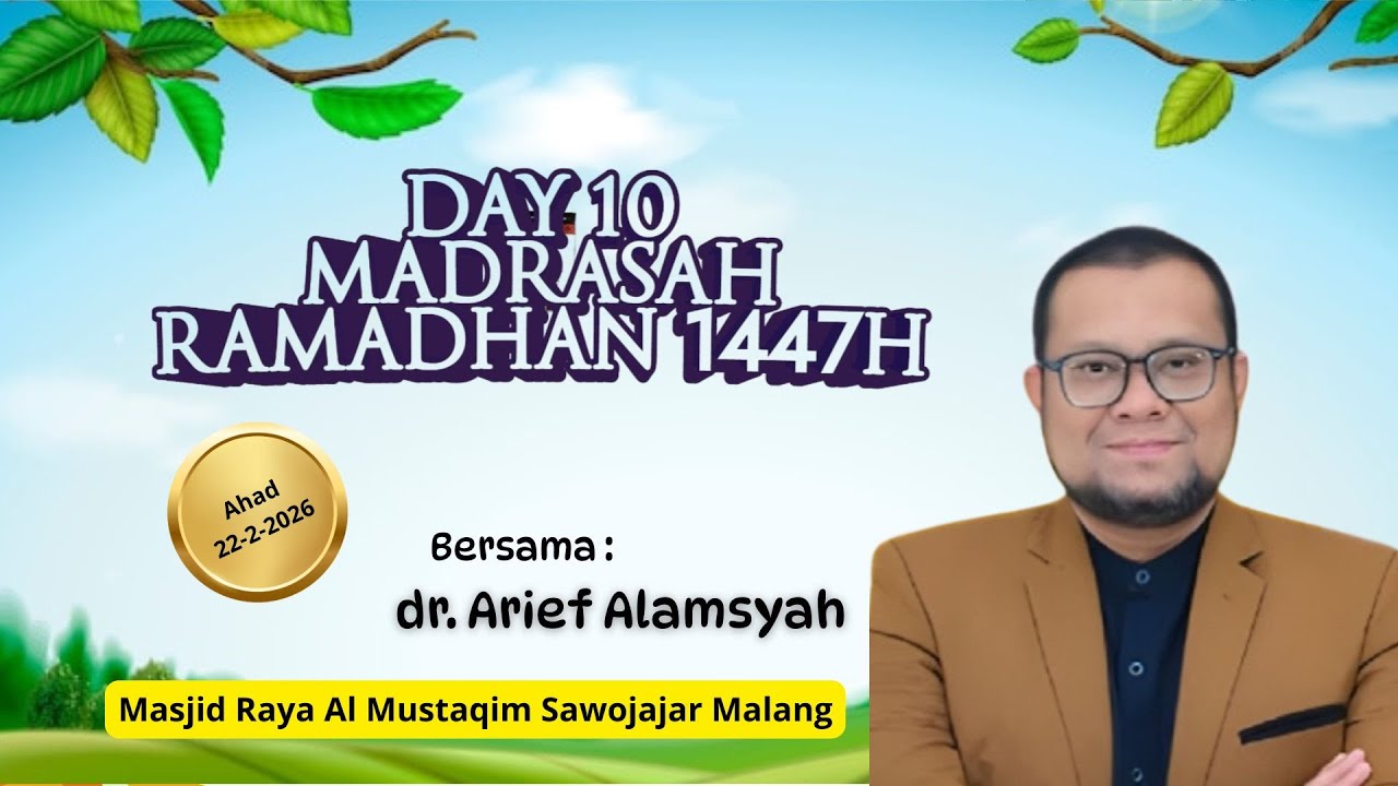SIARAN LIVE STREAMING dari MASJID RAYA AL MUSTAQIM SAWOJAJAR MALANG