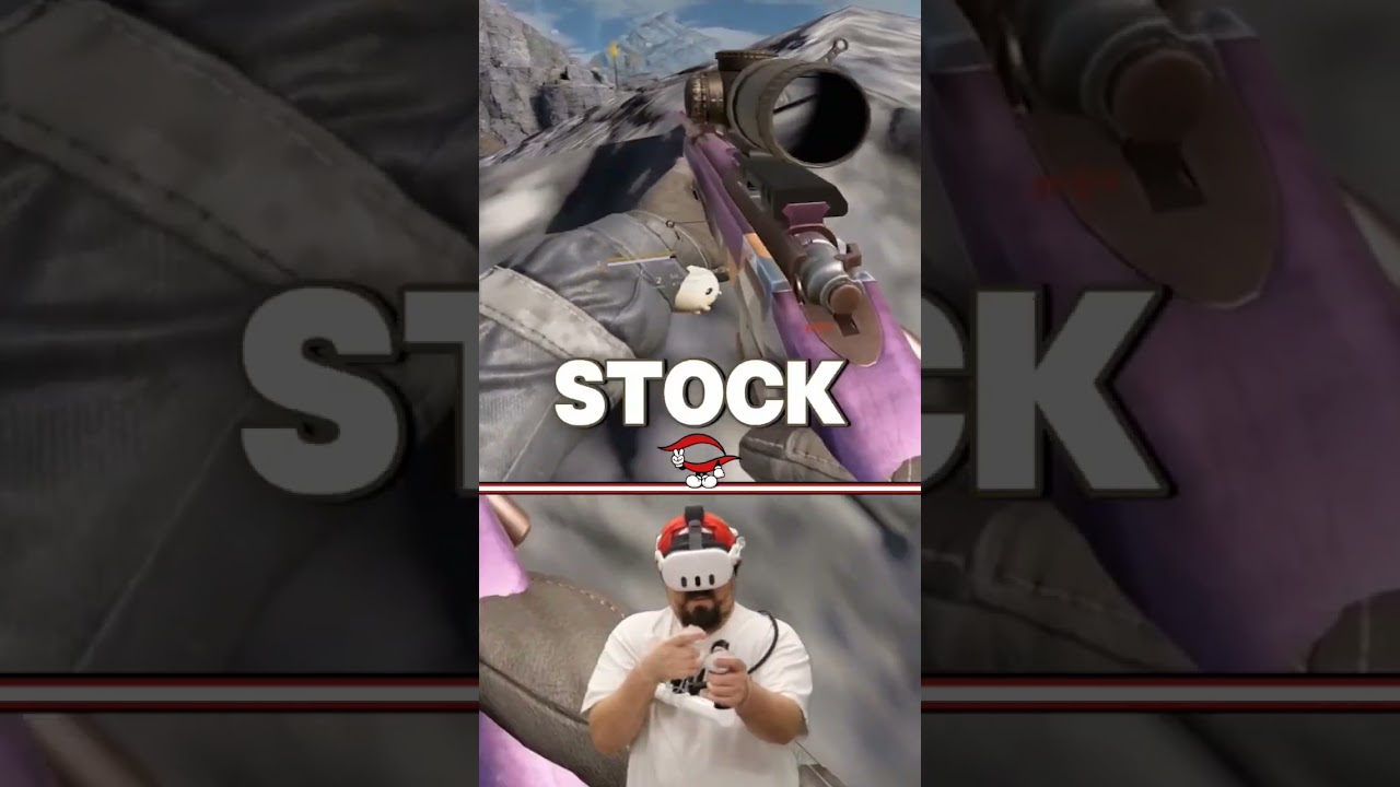 The Asset VR Gun Stock for Quest 2 coming to a Island Near You #vr #contractorsshowdown #gaming