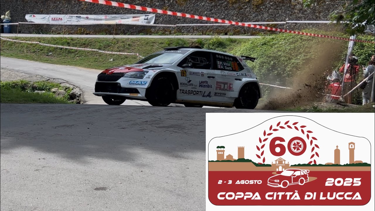 Rally città di Lucca 2025 “crash show mistake”