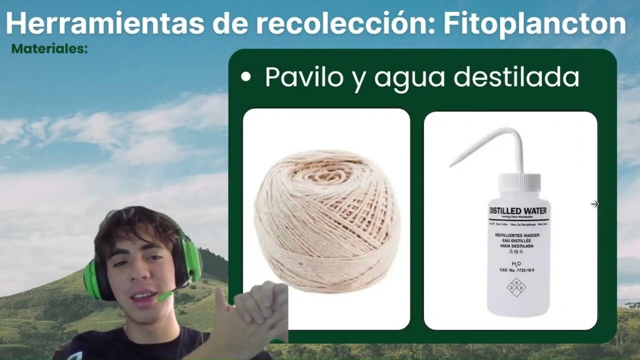 Extracción de Fitoplancton y perifitón