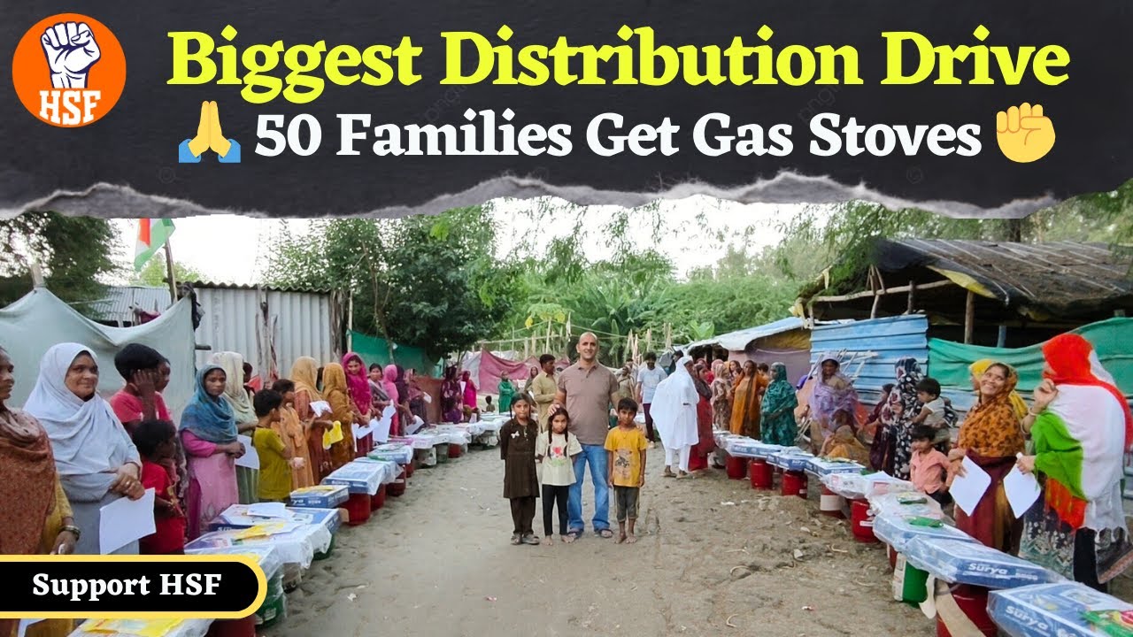 Cooking With Dignity Restored | 50 Gas Stoves for Hindu Refugee Families in Delhi | HSF