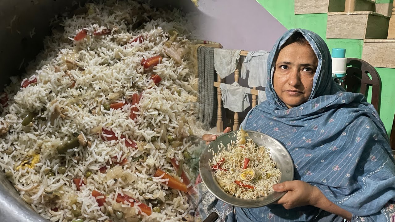 Chinese biryani recipe//Chinese biryani vegetable//Yasmeen village//Pakistan/🥚🌶️🥬🥦