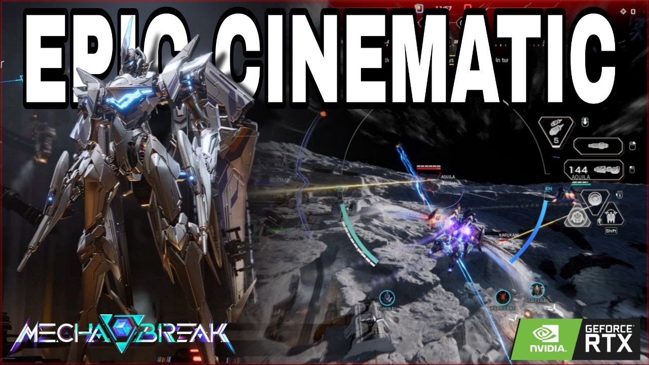⚡FALCON: The Ultimate High Speed Mech you can Play!⚡|  Mecha BREAK Cinematic Gameplay
