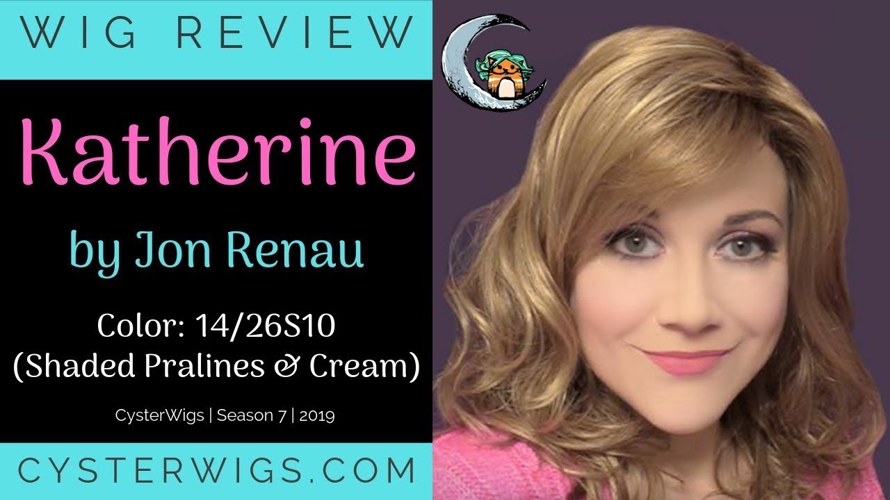 Wig Review: Katherine by Jon Renau, Color: 14/26S10 (Shaded Pralines & Cream) [S7E1091 2019]