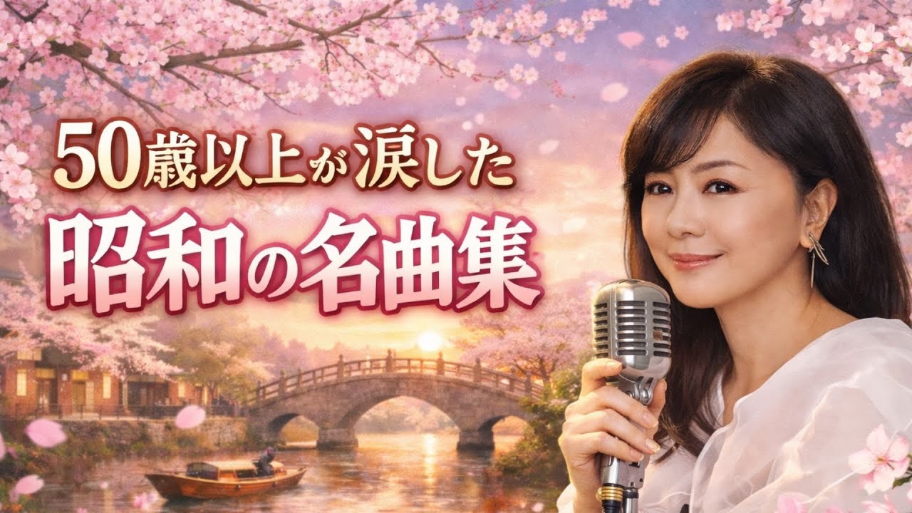 50歳以上が涙した昭和の名曲集🌸心に響く懐かしいメロディ📀 昭和の名曲メドレー📀