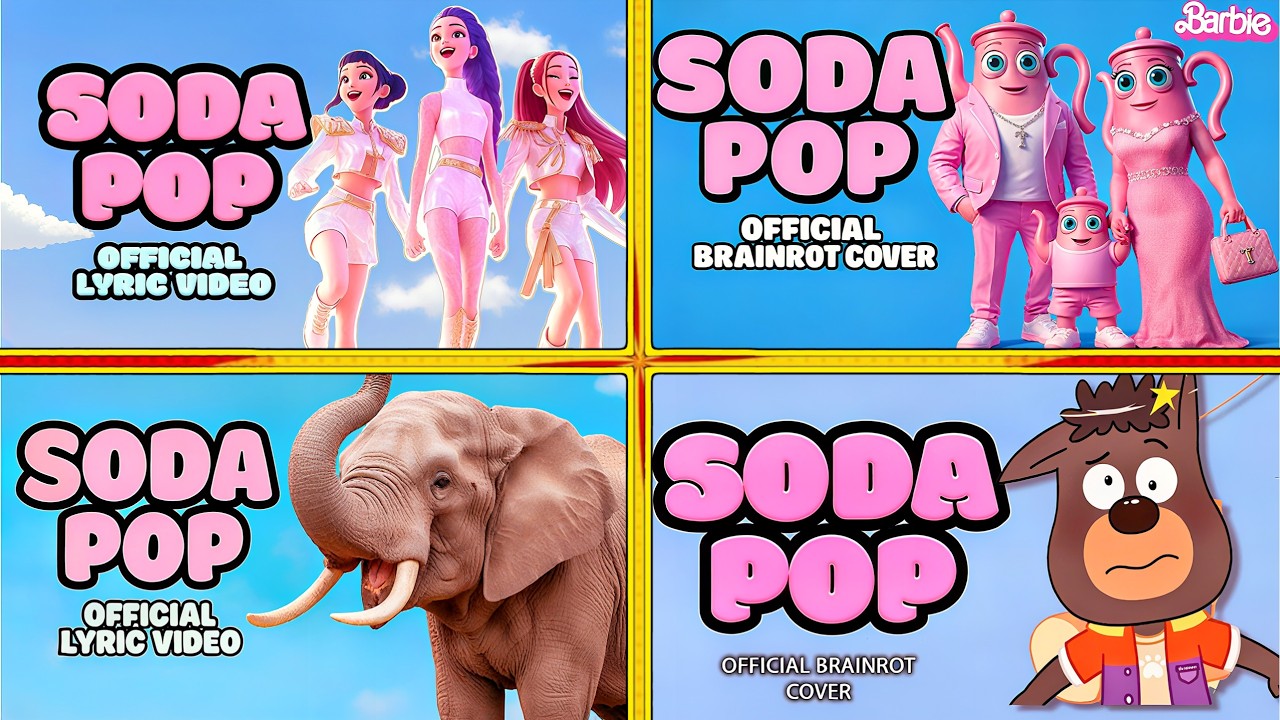 SODA POP - SHERIFF LABRADOR 🆚 BARBIE BRAINROT 🆚FUNNY ELEPHANTS 🆚 SAJA BOYS - MUSIC BATTLE
