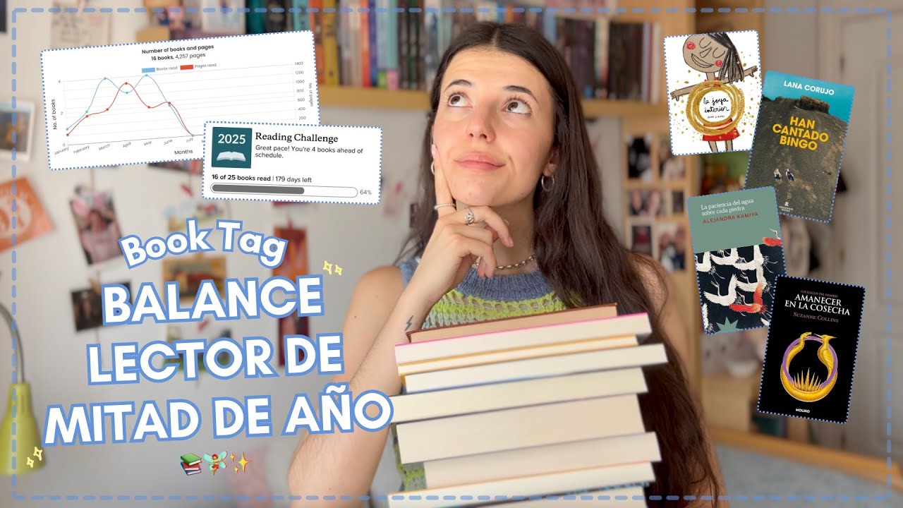 BALANCE LECTOR DE MITAD DE AÑO | Favoritos, decepciones y más 📚✨ Mid-year book freakout tag 2025