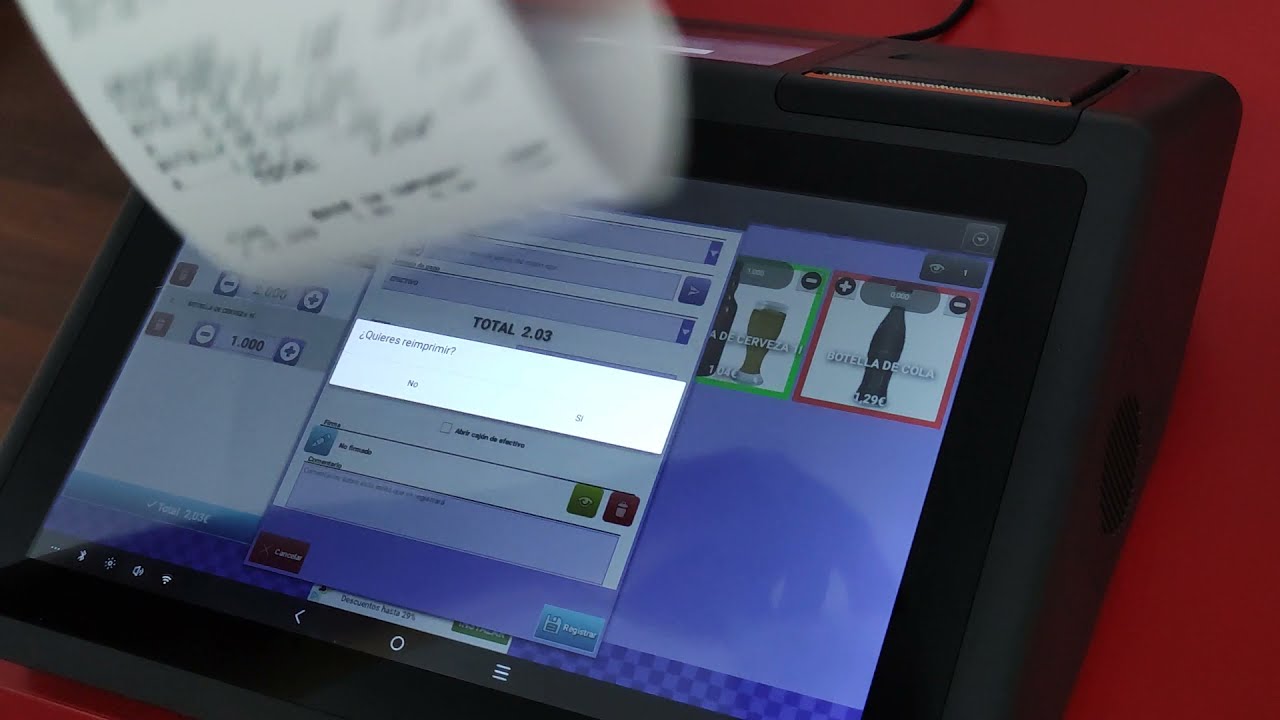 Probando POS+ en SUNMI D2S mini | POS+