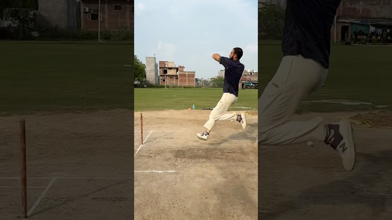 6.3 feet fast bowler ☠️ bowling action 