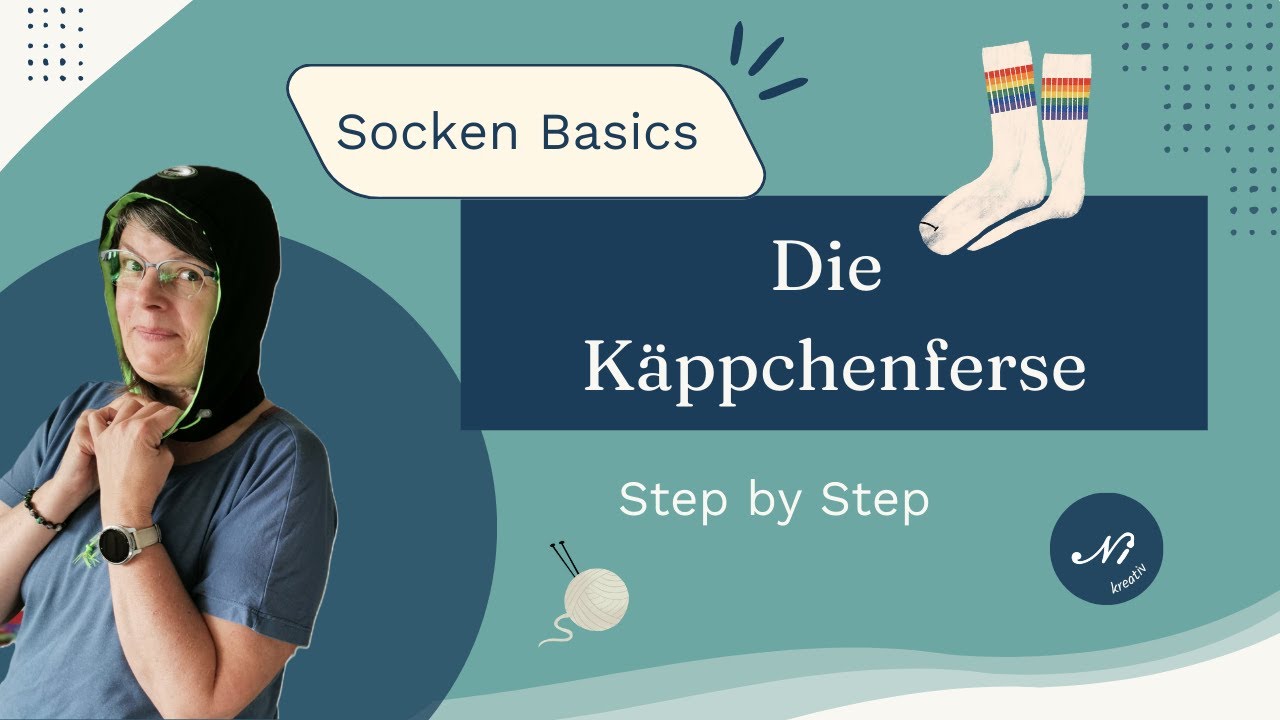 Probier unbedingt diese Randmaschen bei der Fersenwand der Käppchenferse aus!