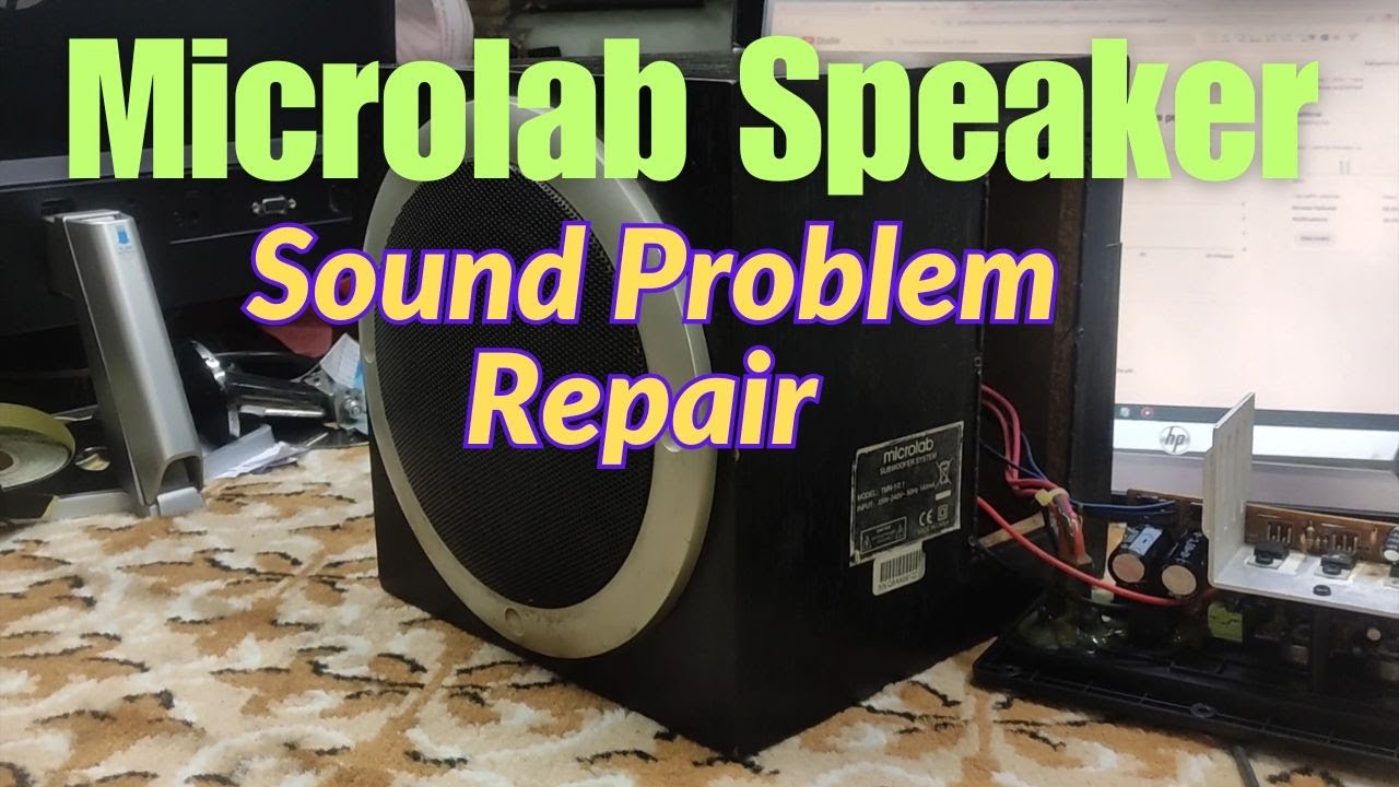 Microlab Speaker Sound Problem Repair | Created by Afjal Hossain