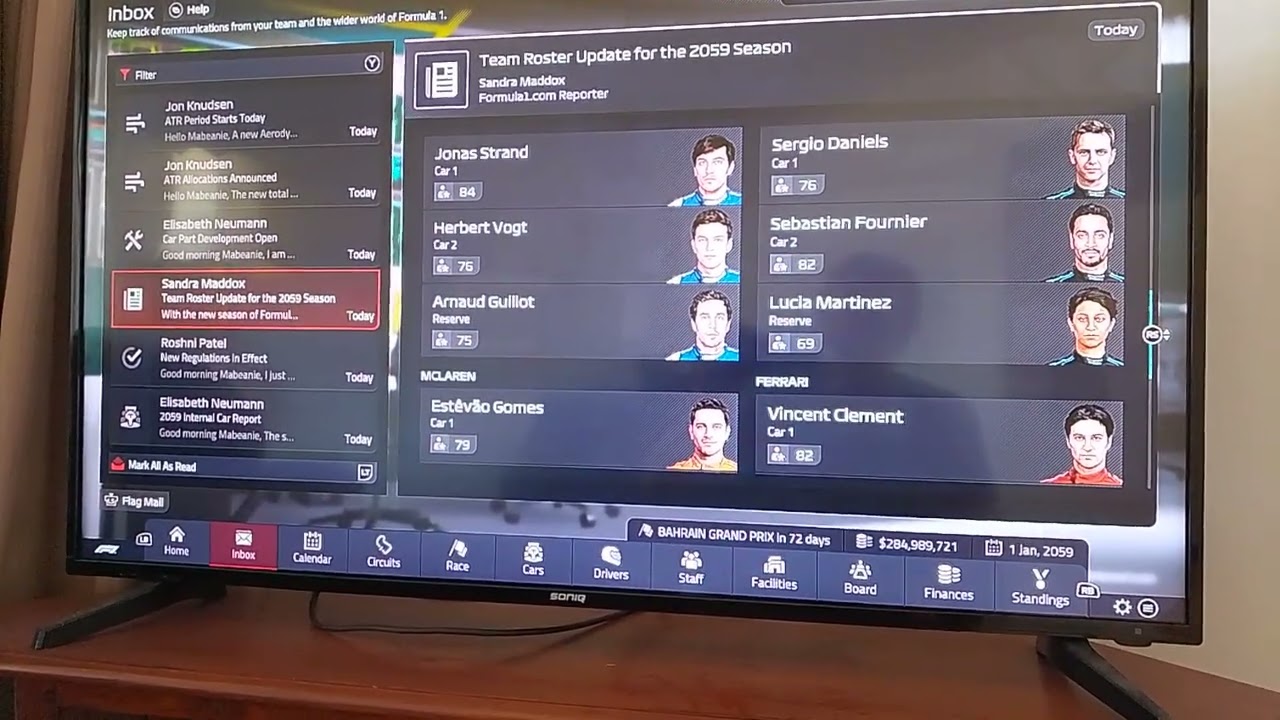 F1 Manager 22 - 2059 driver lineups