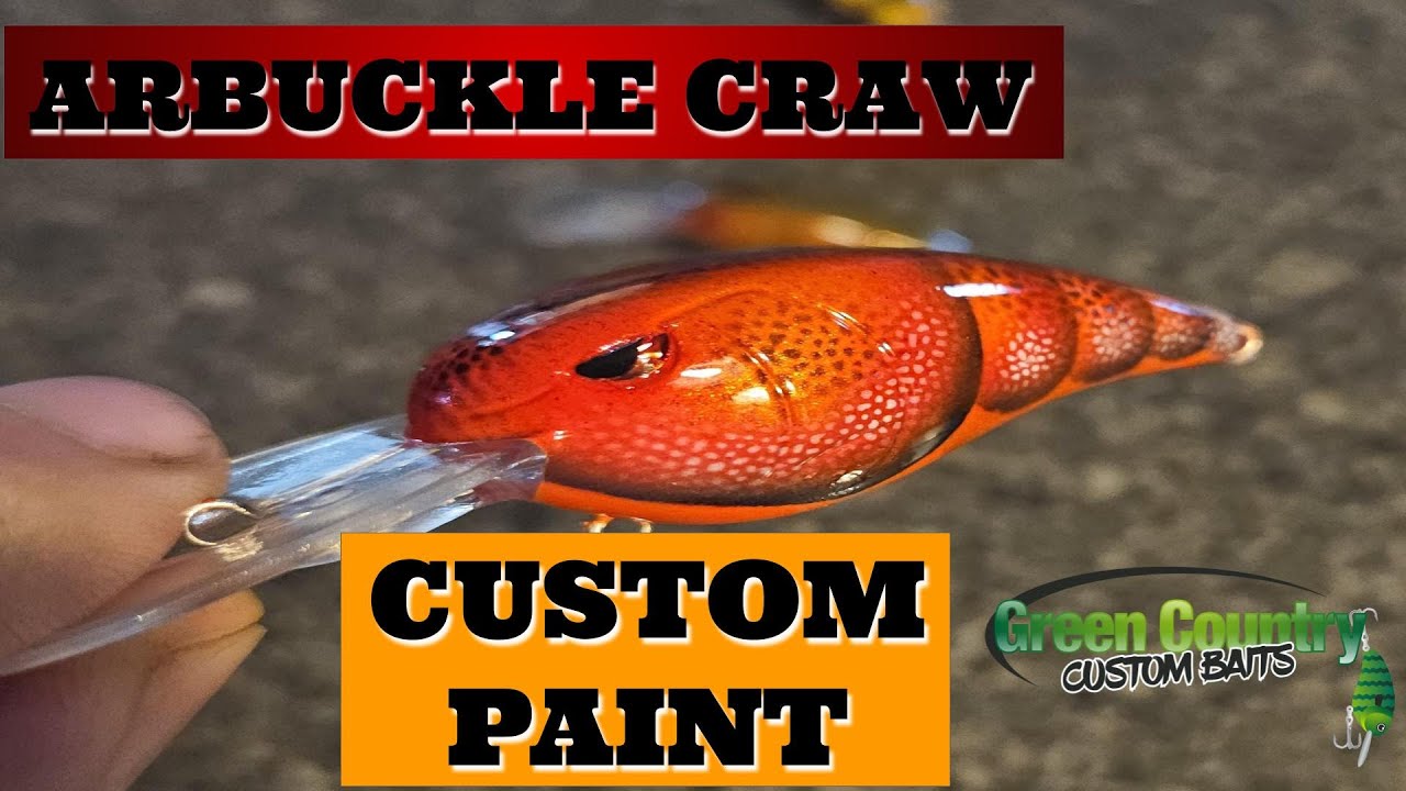 Роспись приманки Arbuckle Craw на заказ --- Аэрографическая роспись приманки ---