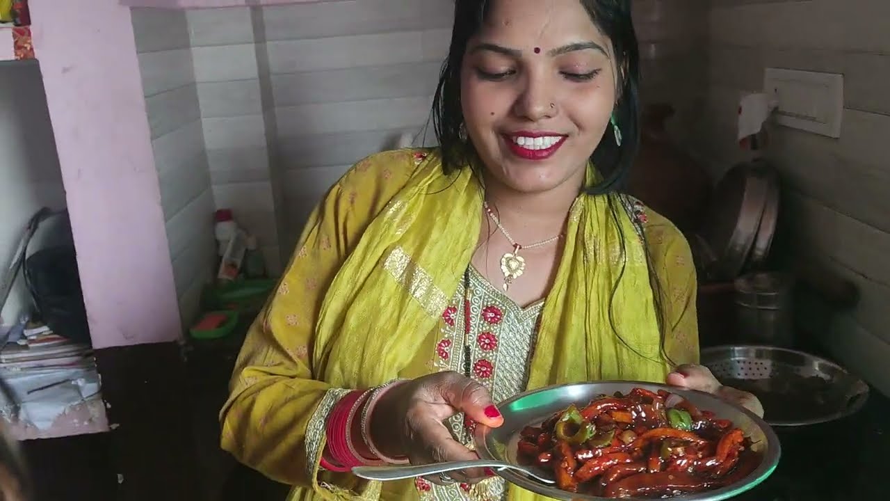 Kitchen Mein chilli potato ki recipe