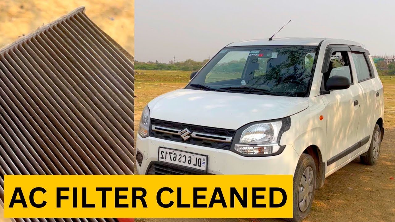 AC चैक कर लो अभी || HOW TO CLEAN AC FILTER OF ANY CAR || MARUTI SUZUKI WAGONR