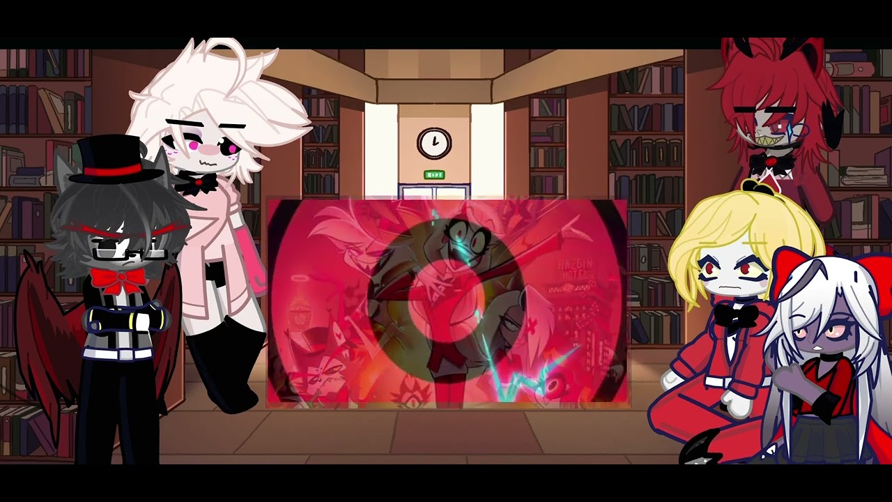 Hazbin hotel react to Stayed Gone| rushed | sorry this took so long