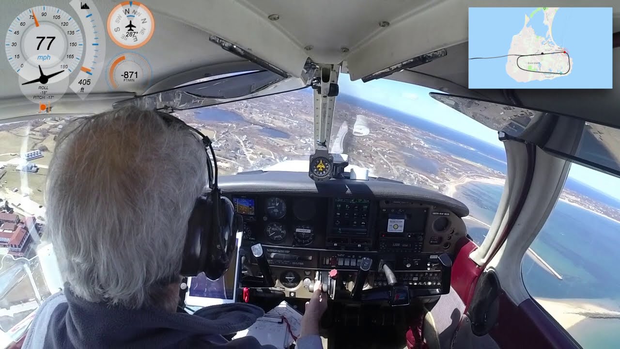 My flight from Block Island (KBID), RI to Republic Airport (KFRG) in Farmingdale, NY with ATC audio.