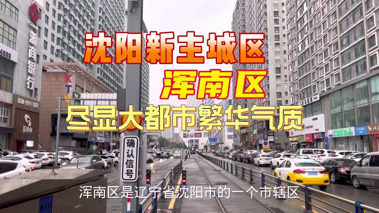 中国东北沈阳新主城区浑南区，尽显大都市繁华气质！
