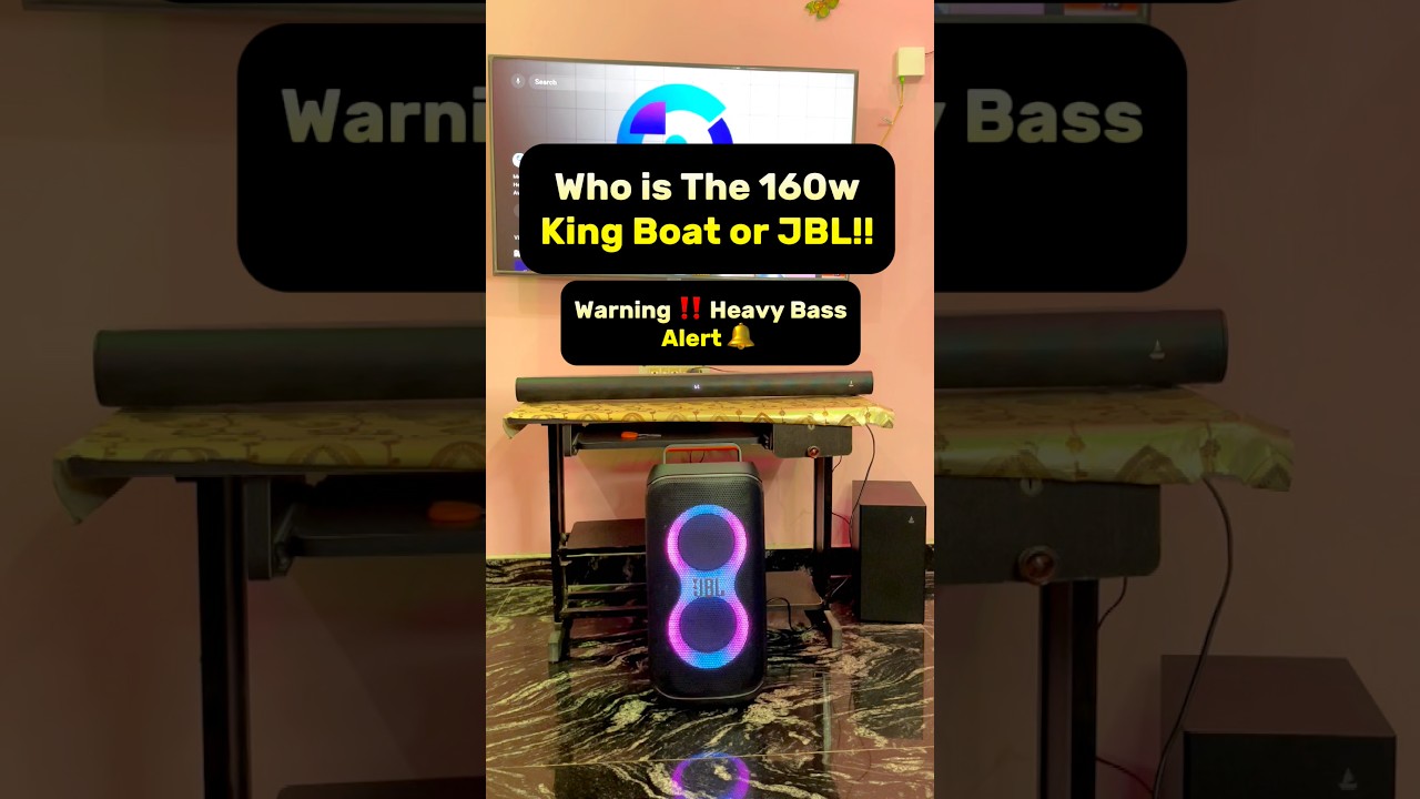 JBL Club 120 vs Boat 1550+ 😱 Soundbar vs PartyBox | Ultimate Bass Test 🔊 