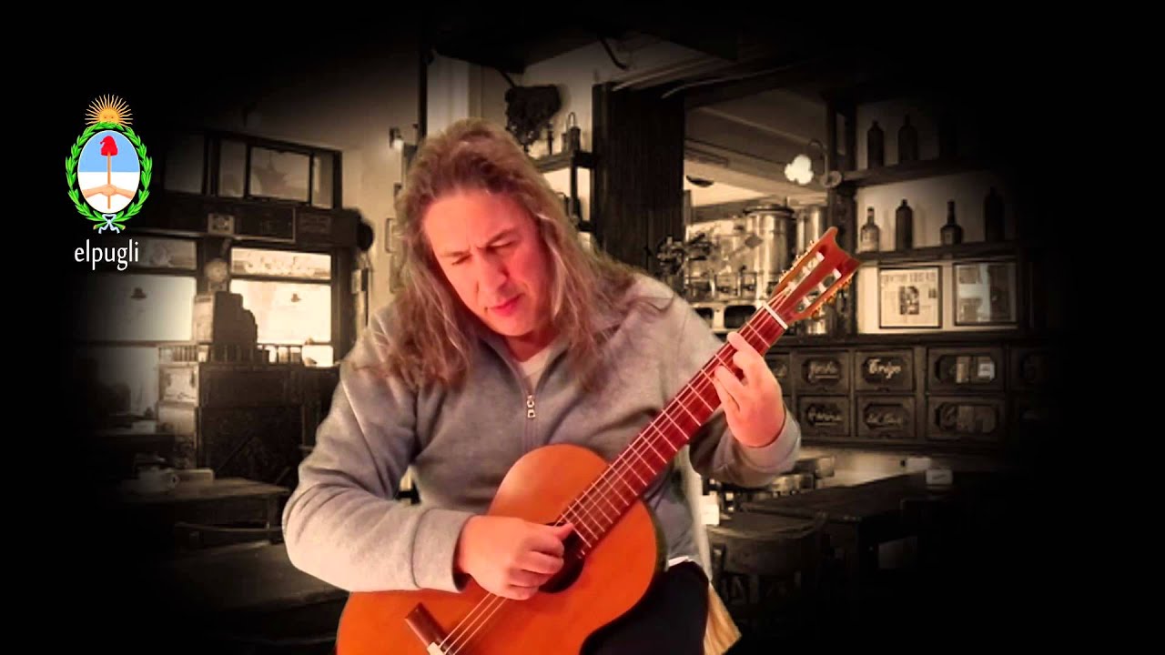 El último café - tango guitarra - Roberto Pugliese - partitura online