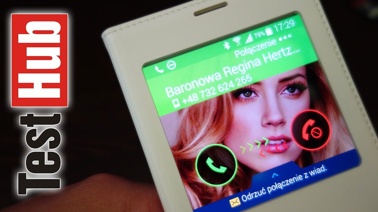 Samsung Galaxy S5 Wireless QI Charging S-View Flip Cover