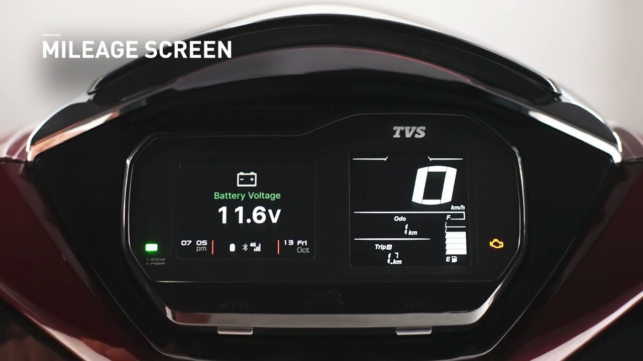 TVS Jupiter 125 SmartXonnect | How to explore features on the console