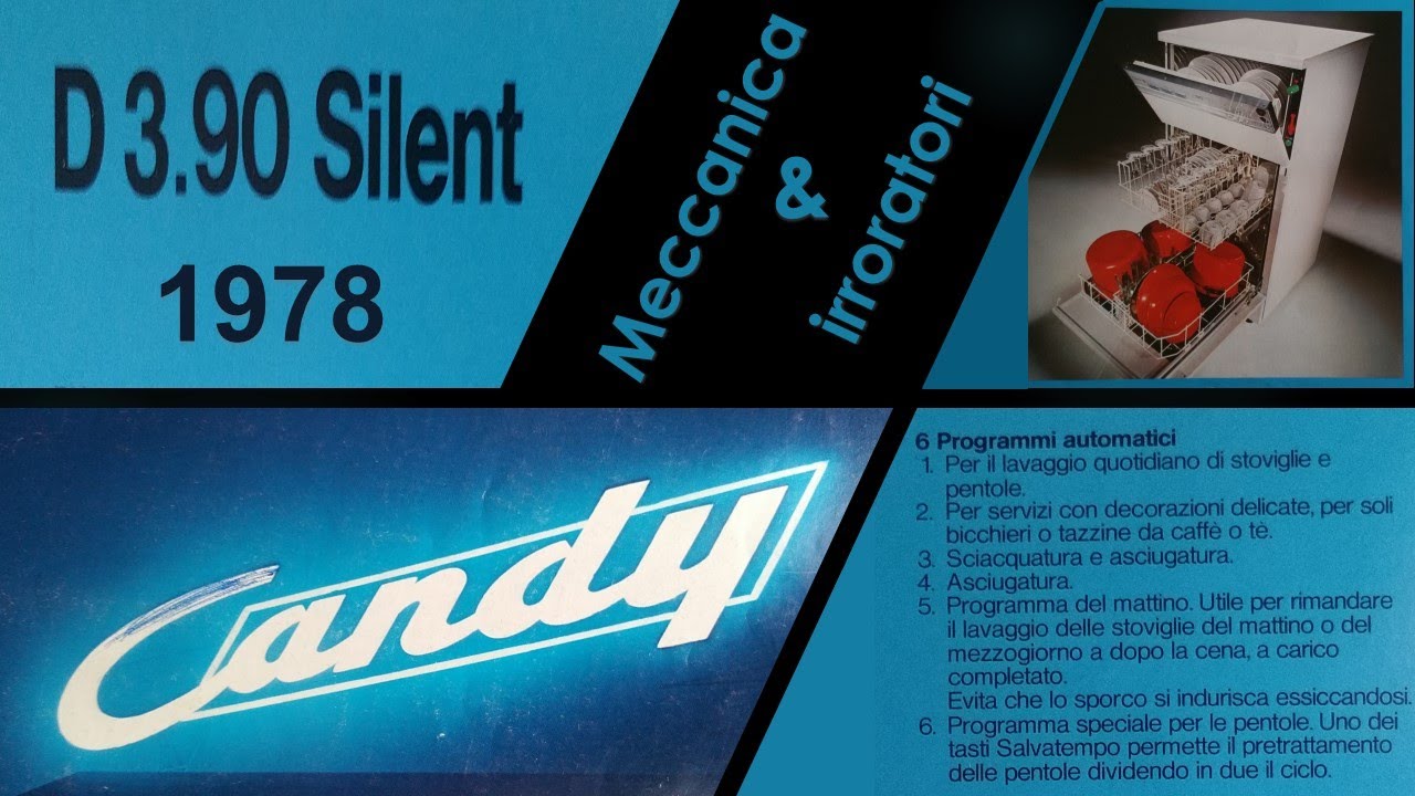 Candy D390 Silent 1978  Meccanica ed Irroratori 230409