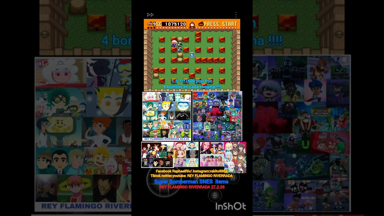 #bomberman #megaman #meteoheroes #ojamajodoremi #konosuva #snes #riverradaok #retrogaming #nintendo 