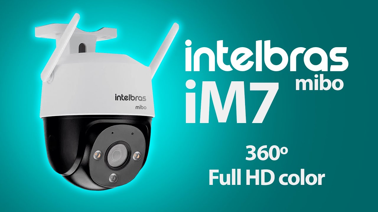 Câmera externa Wi-Fi 360 graus Full HD - Intelbras Im7 - É MARAVILHOSA! (4K)
