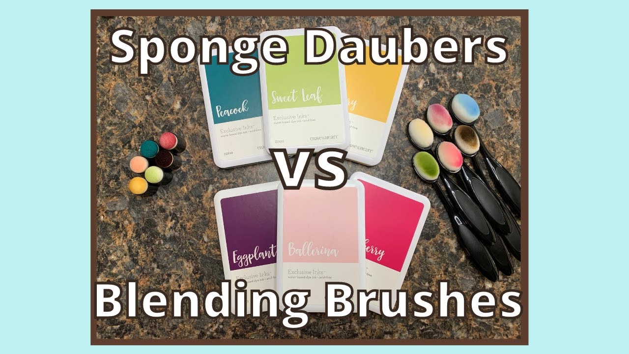 Sponge Daubers vs Blending Brushes...Which works better?