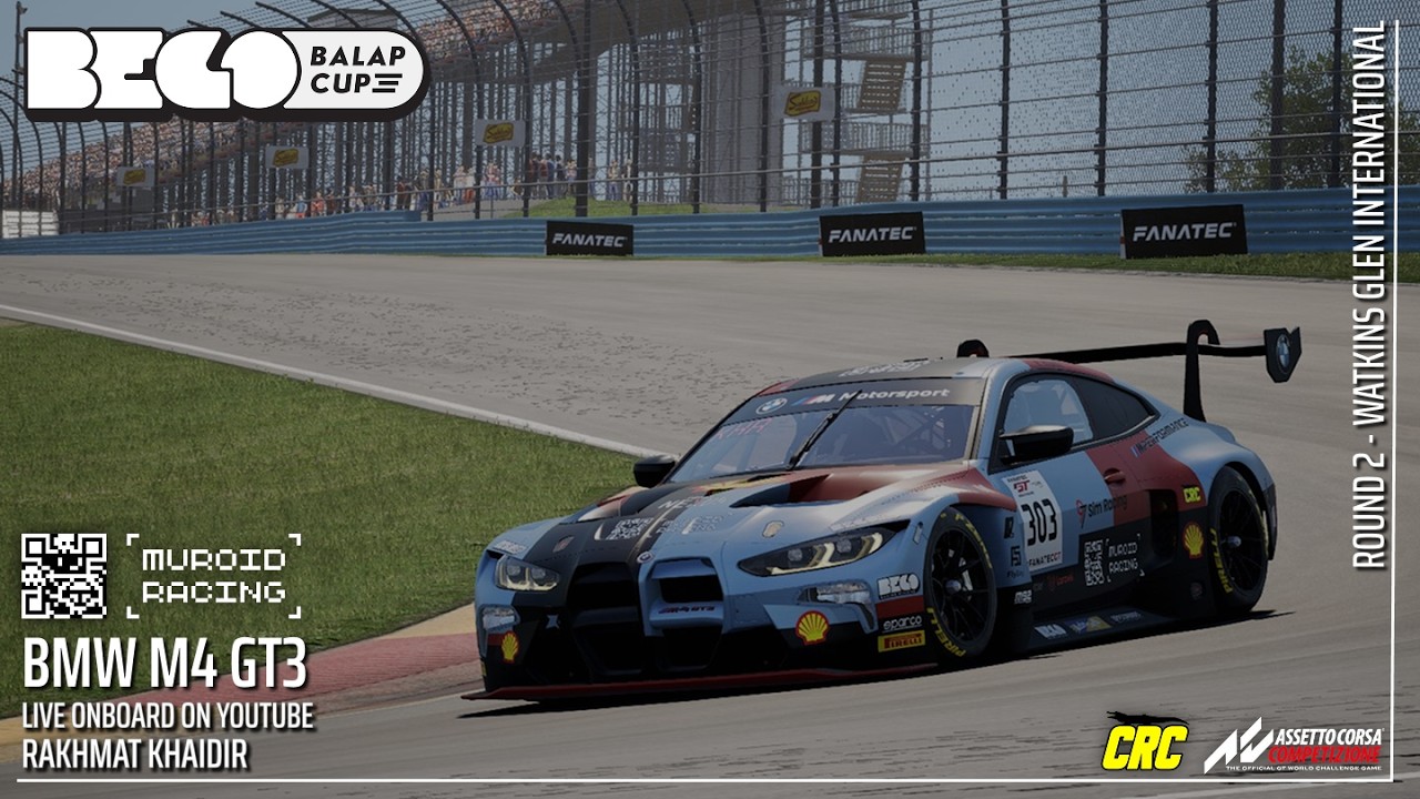 [LIVE ONBOARD] BEGO BALAP CUP 2026 | ROUND 2 - WATKINS GLEN | ASSETTO CORSA COMPETIZIONE