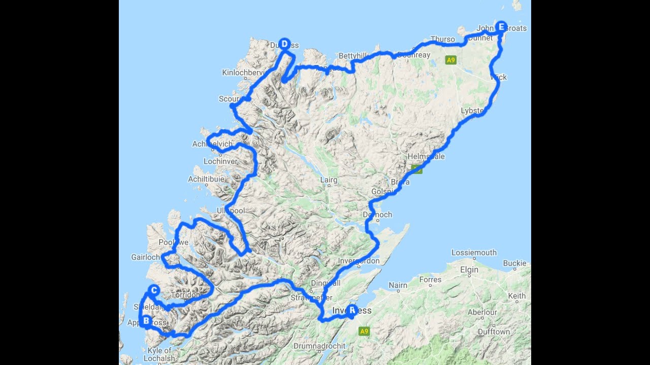 North Coast 500 anticlockwise 2020