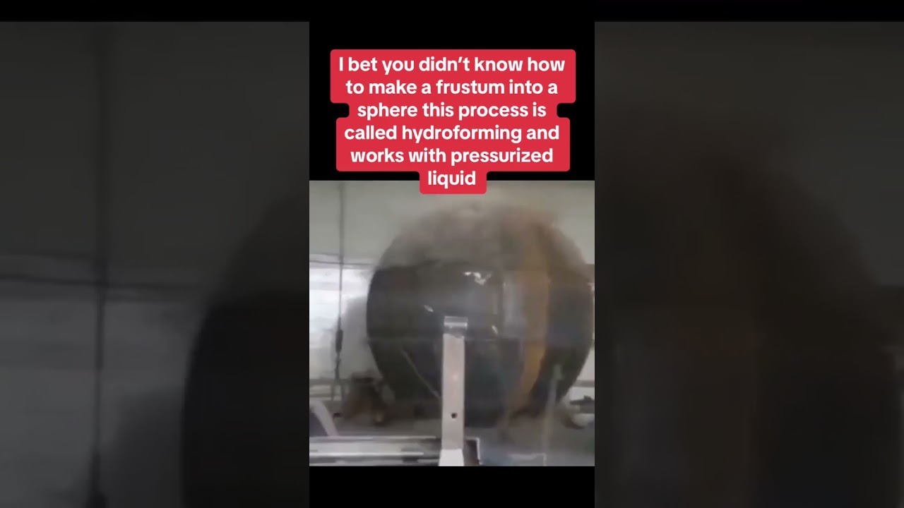 Explosive Hydroforming #engineering #mechanic #stem #technology