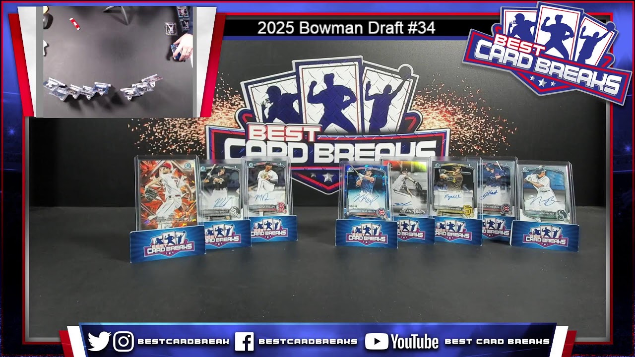 2025 Bowman Draft #34 - 3 Box Pick Your Team Mix w/ Sapphire!- 3/17/26