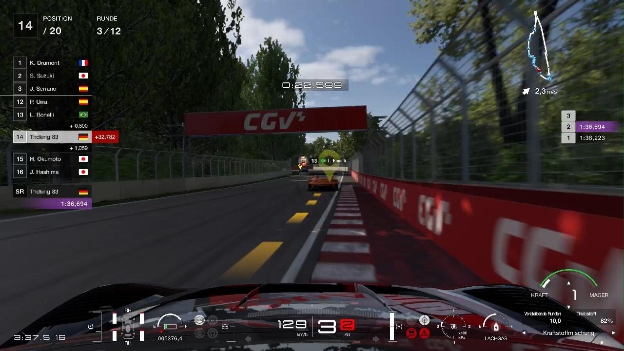 Gran Turismo 7 - neues Streckenevent  von Update 1.68 - circuit Gilles Villeneuve - LP800