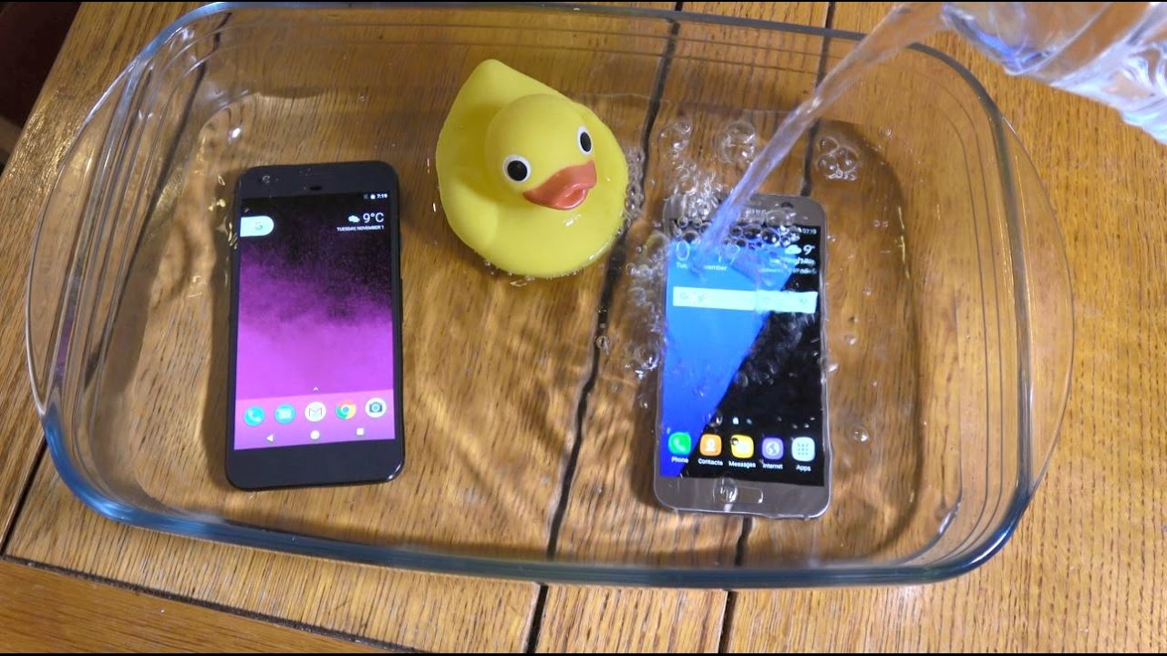 Google Pixel vs Samsung Galaxy S7 Water Freeze Test 10 Hours! Will It Survive?!