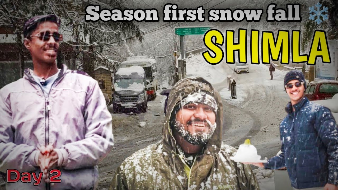 Life Ki Pehli Snowfall 😍 Shimla Day 2 Vlog | Unforgettable Morning #sohilyt #snowfall #shimla 
