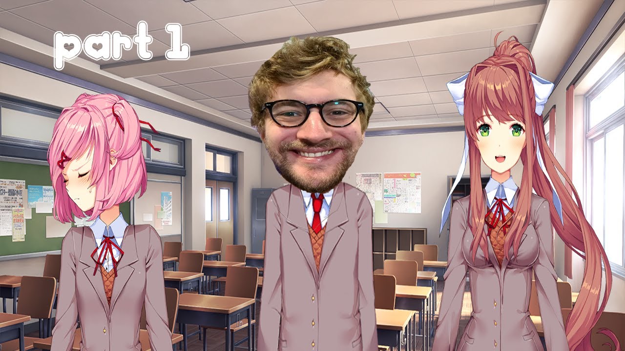Stream Highlights: Adam Pacitti Plays Doki Doki Literature Club part 1