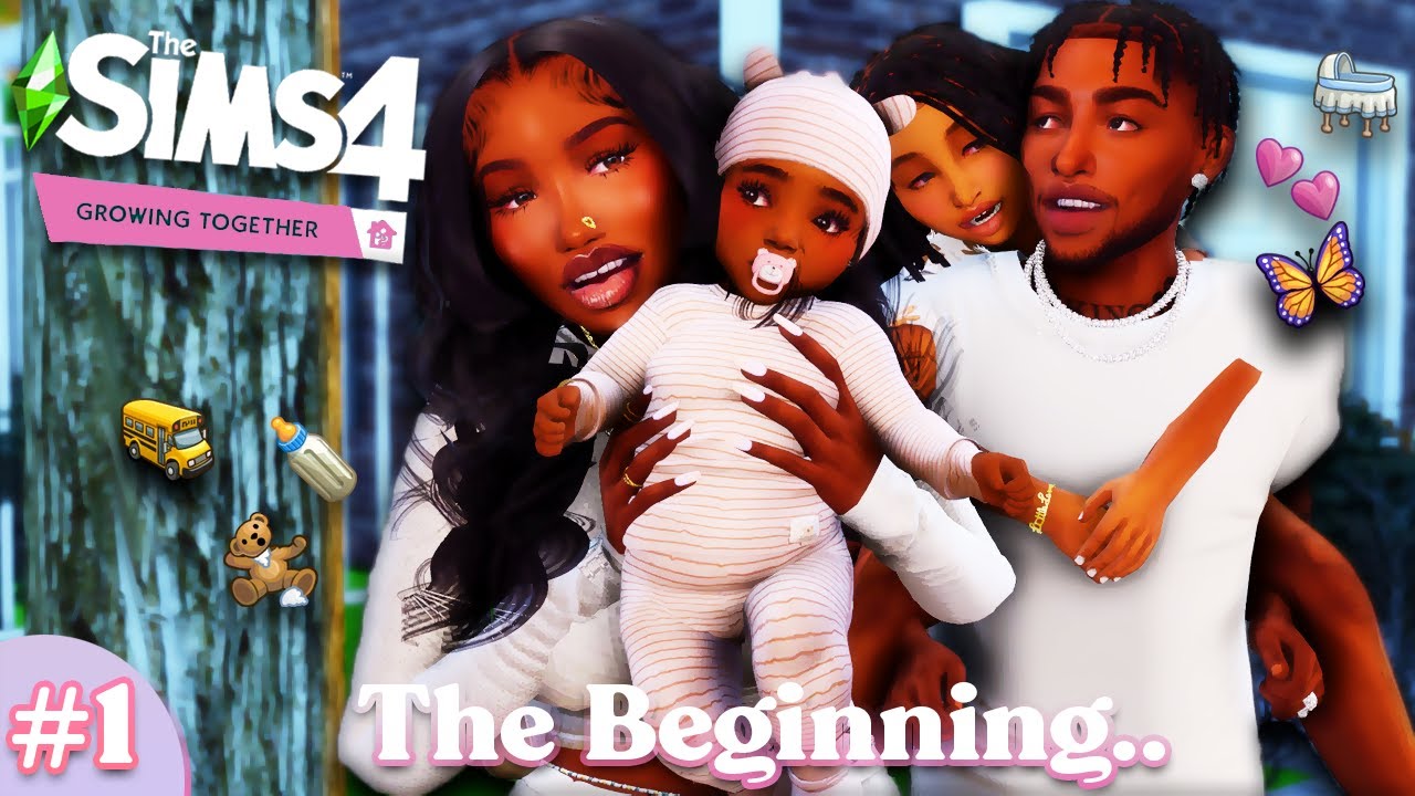 **НОВЫЙ LP** Twisted Family...😵 // The Sims 4: Растём вместе. Эпизод 1 — Давайте поиграем