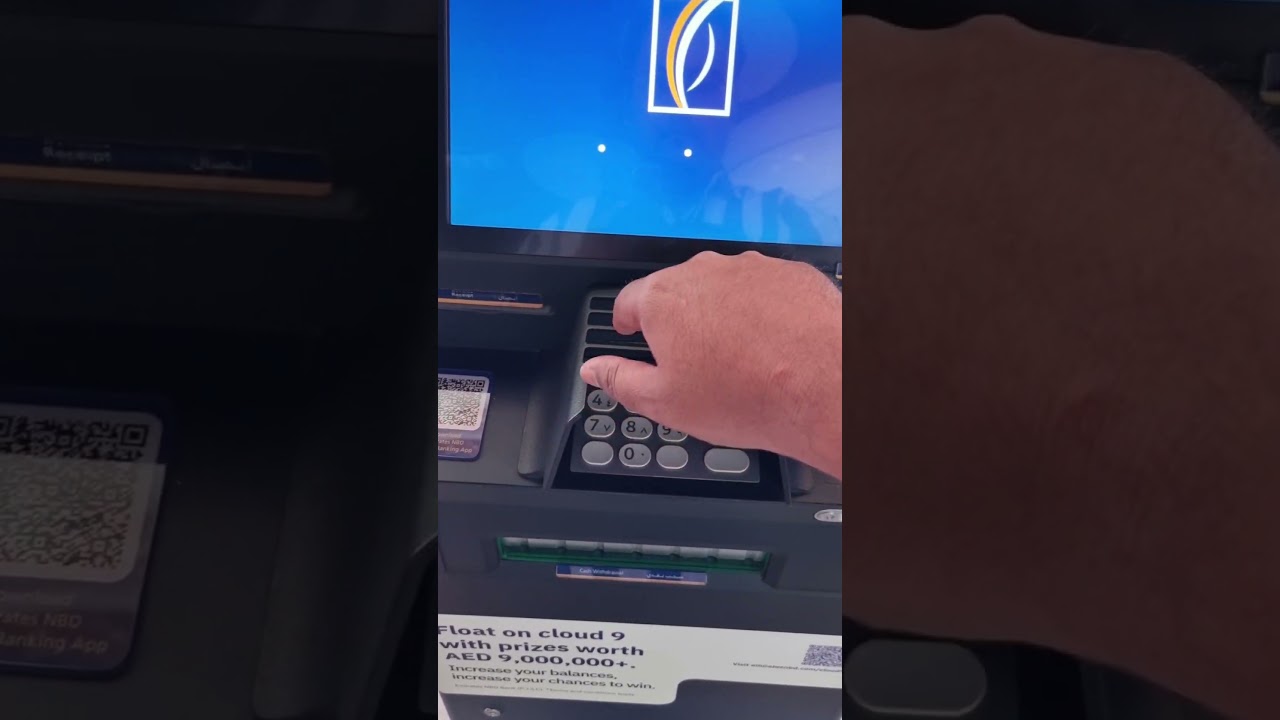 Dubai Cash Withdrawal From Indian Debit Card.#emirates #dubailife #axisbank
