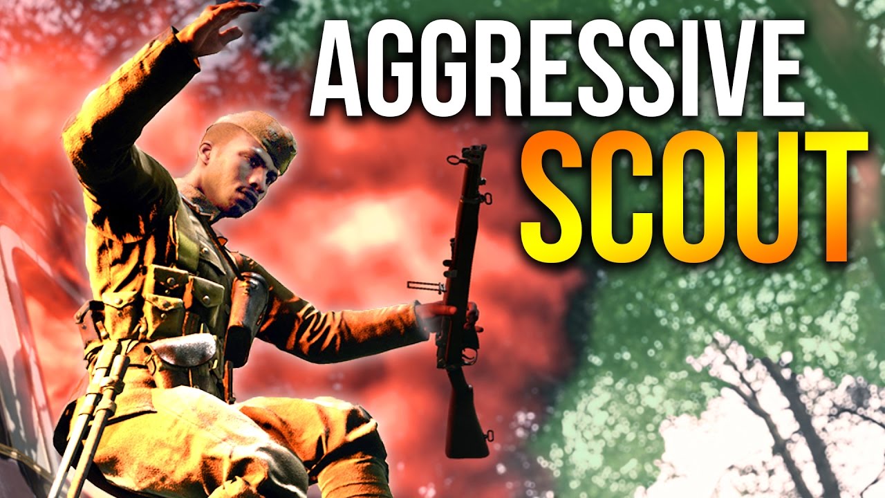 BATTLEFIELD 1 DIRTY CLOSE RANGE SNIPING | BF1 Scout Gameplay