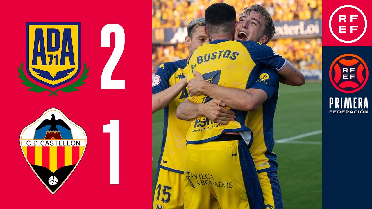 Resumen #PrimeraFederación | AD Alcorcón 2-1 CD Castellón | Finales Playoffs de Ascenso | Vuelta
