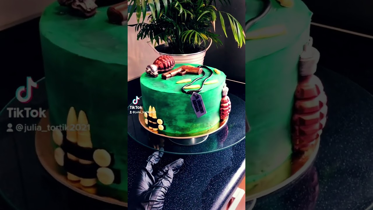 awesome military cake 🪖#shorts  | приголомшливий торт для військового 🫡#short