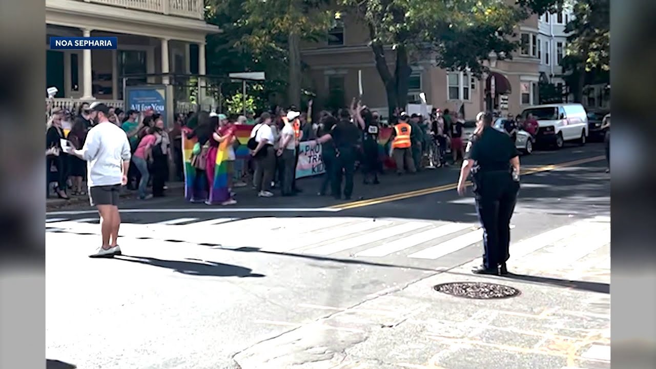 Protests, bomb threat interrupt Somerville drag queen story hour