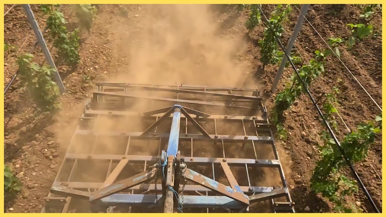 Lavoriamo la terra con l'ERPICE a DENTI FISSI. 🚜🍇