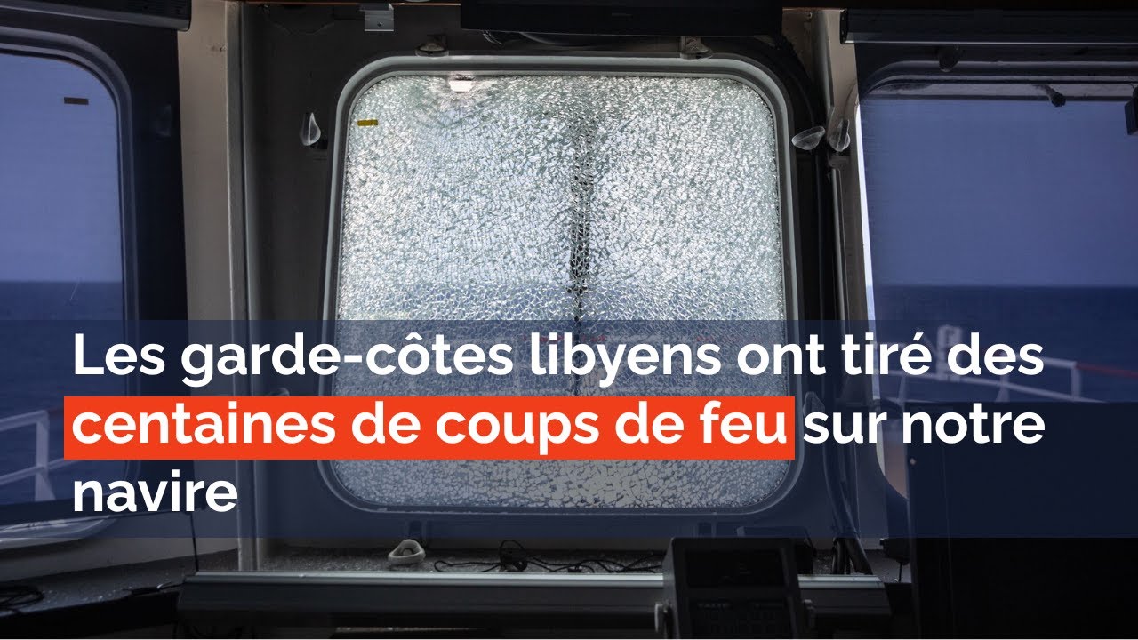 Les garde-c&ocirc;tes libyens ont tir&eacute; des centaines de coups de feu sur notre navire.