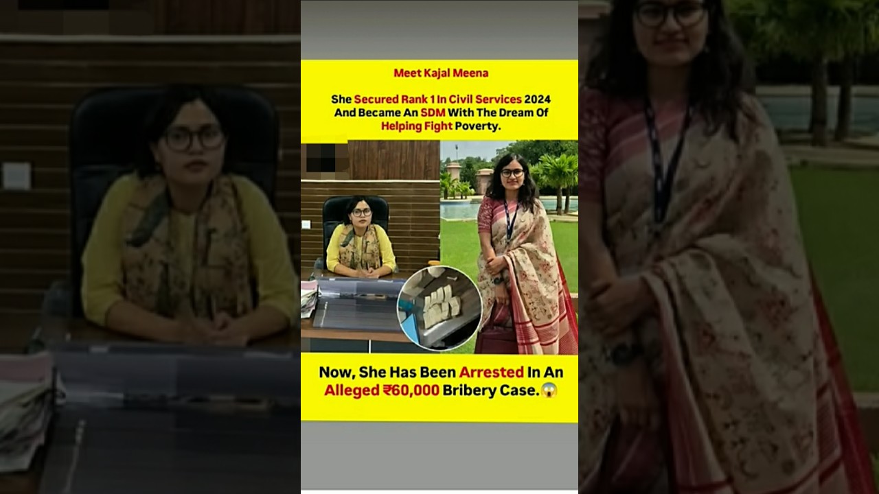 She Has Been Arrested In An Alleged ₹60,000 Bribery Case.😳#viral